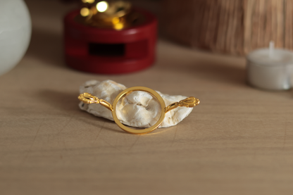Moule pour cachet de cire rond