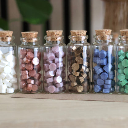 cire à cacheter multi-color alignée