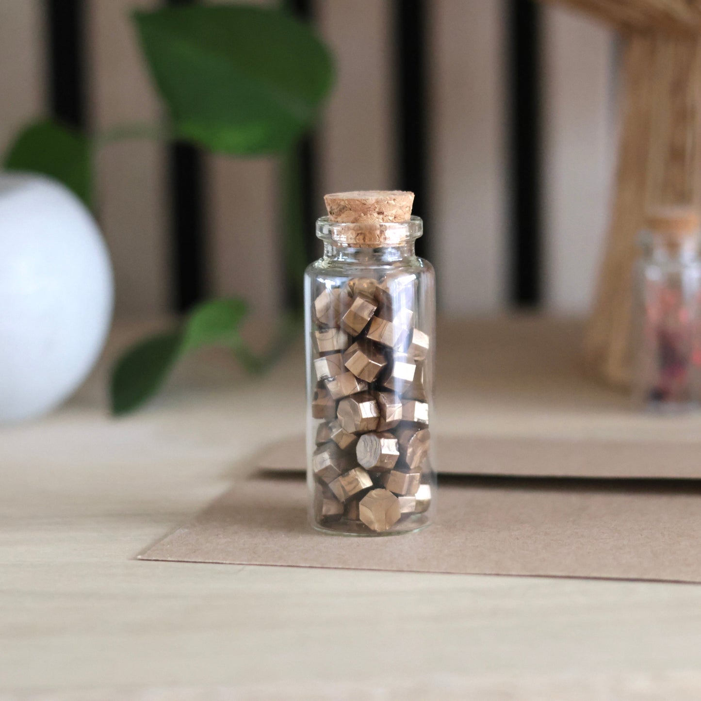 cire à cacheter dorée