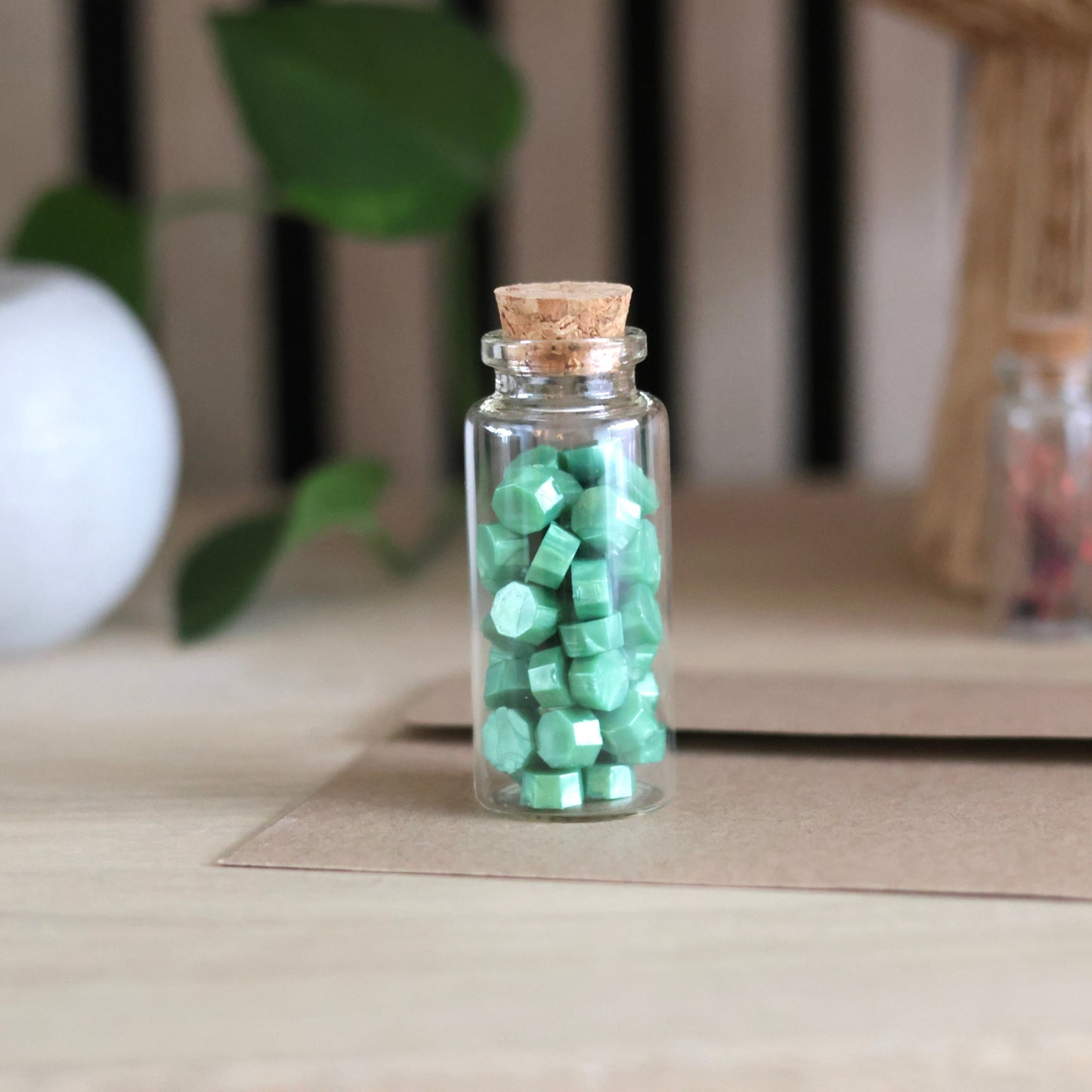 cire à cacheter verte