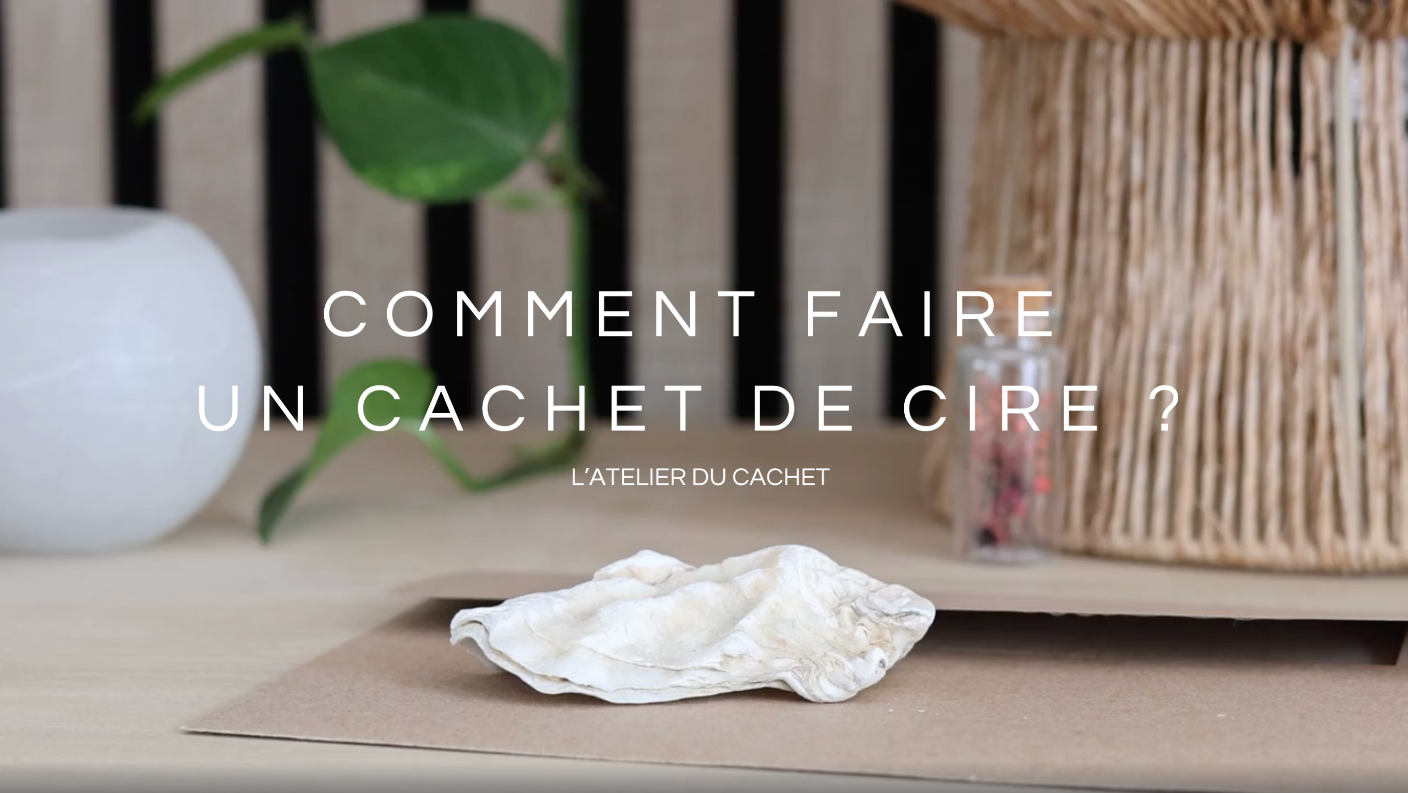 Charger la vidéo : Comment faire un cachet de cire ? étape par étape